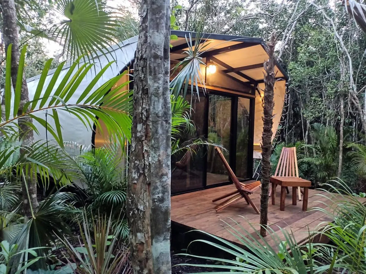 Zil-Kaab Hidden Glamping Village Tulum Mexico