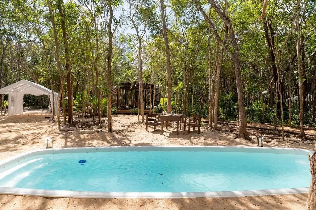 Zil-Kaab Hidden Glamping Village Tulum Luxury tent