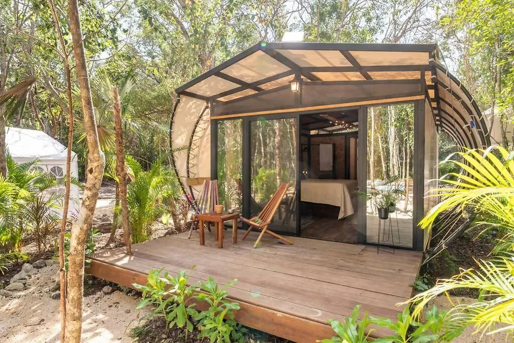 Zil-Kaab Hidden Glamping Village Tulum Mexico