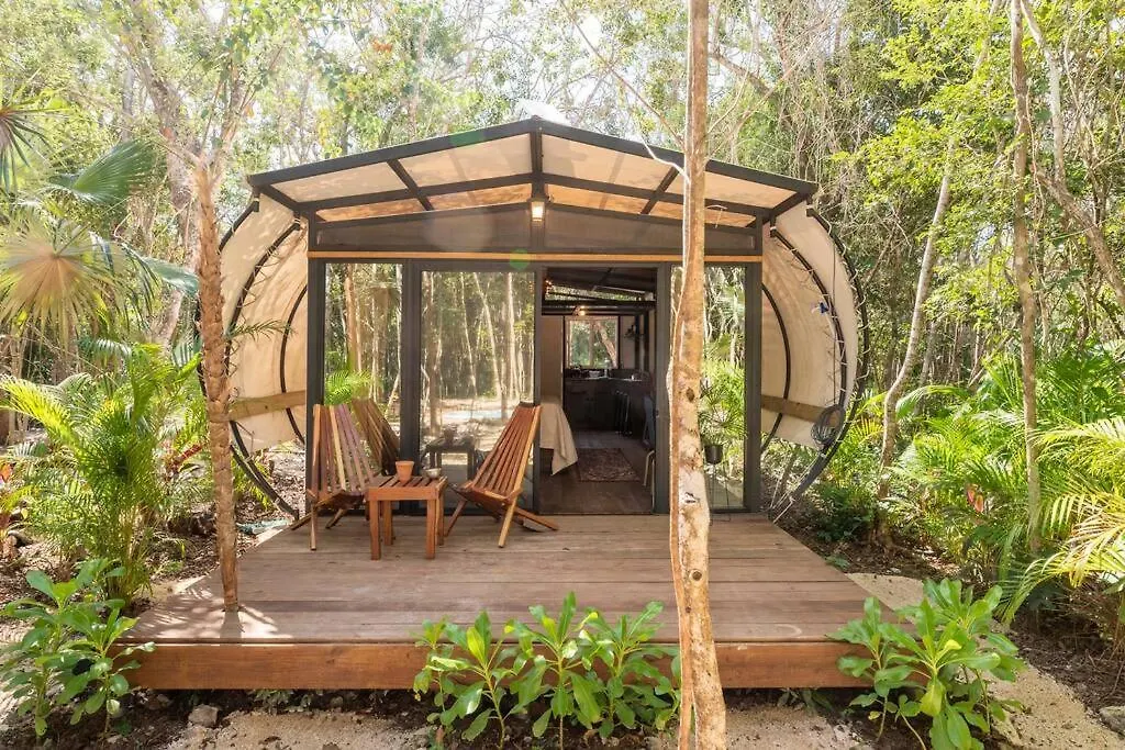 Zil-Kaab Hidden Glamping Village Tulum Luxury tent