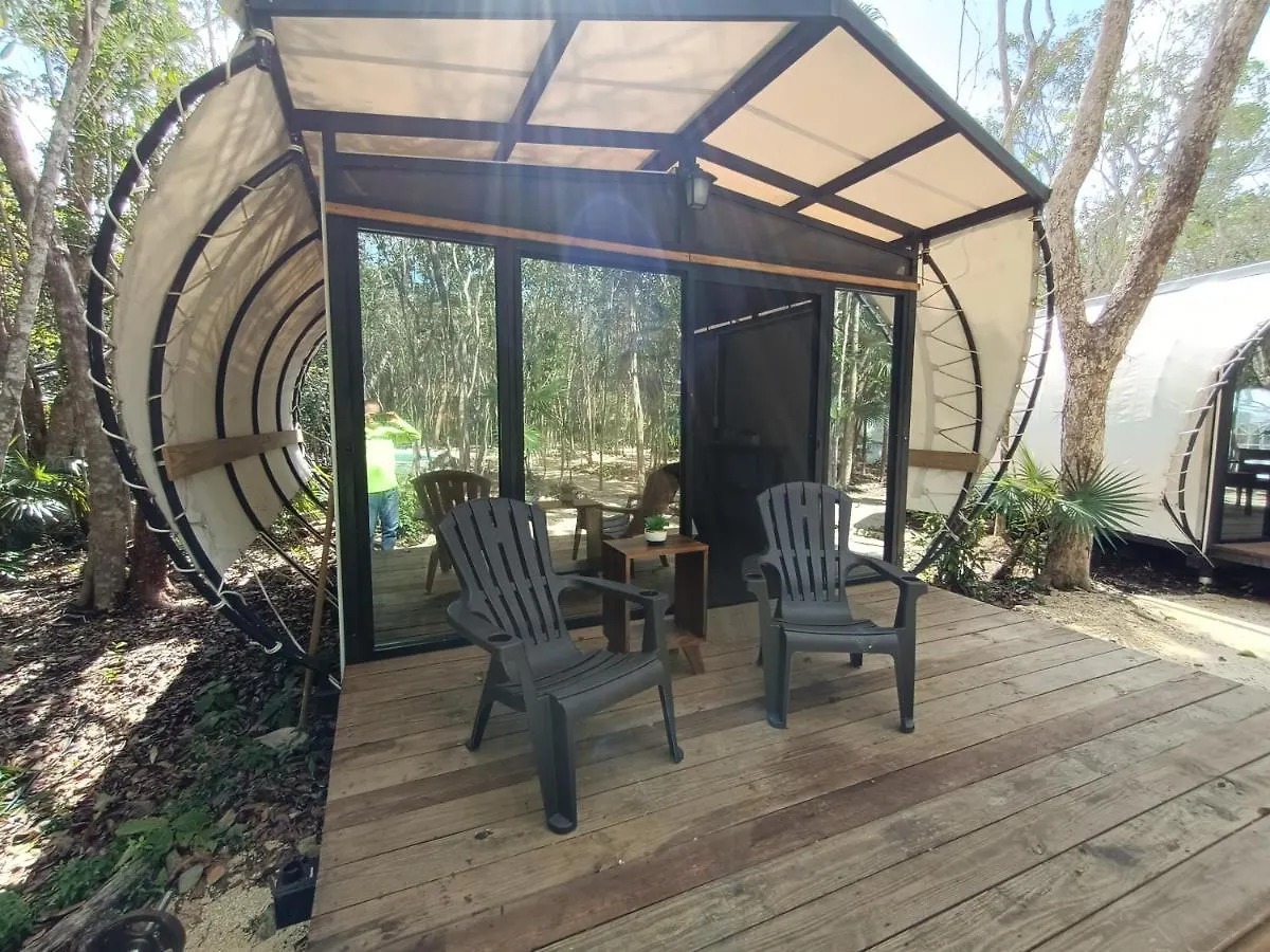 Luxury tent Zil-Kaab Hidden Glamping Village Tulum Mexico
